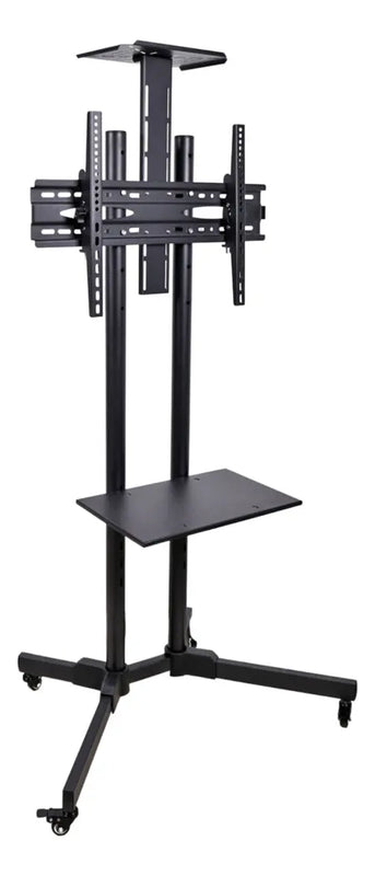 Soporte Tv Pedestal Móvil con Ruedas para Tv 32 A 70 Pulgada Color Negro