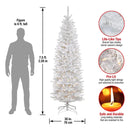 Árbol De Navidad Artificial Preiluminado 7.5 Pies