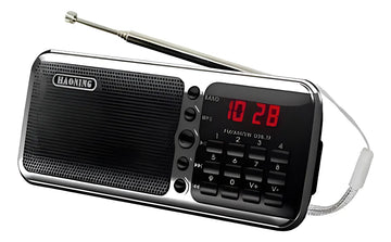 Radio Fm Am Parlante Digital Bolsillo Recargable Portatil Diseño 1