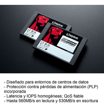 Unidad Estado Solido / Disco Duro Ssd Kingston Dc600m/960gb