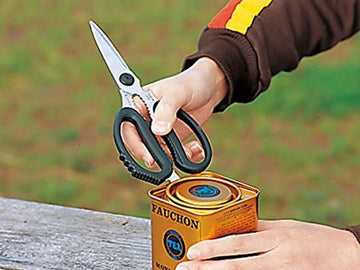 Snow Peak - Tijeras De Cocina, Color Negro