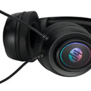Auriculares HP Gamer DHE-8008u DHE-8008u negros con luz LED RGB