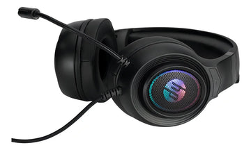 Auriculares HP Gamer DHE-8008u DHE-8008u negros con luz LED RGB