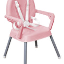 Silla Comedor Bebe 3en1 Happy Baby Azul Cp7000 Color Rosa