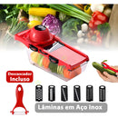 Rebanadora de mandolina 6 en 1 y cortadora de verduras