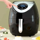 Freidora Sin Aceite Air Fryer Digital Swisshome 12 Litros Negro