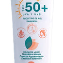 Antisolar Bloqueador Protector Solar Natural Mate Orgánico Mineral Sin Químicos Sin Olor No Comedogénico Piel Grasa Sensible Hipoalergénico Facial Para La Cara Bebés Econativa By Natural Conexion 80mL
