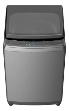 Lavadora Carga Superior 10 Kg Gris Acero Inoxidable Midea