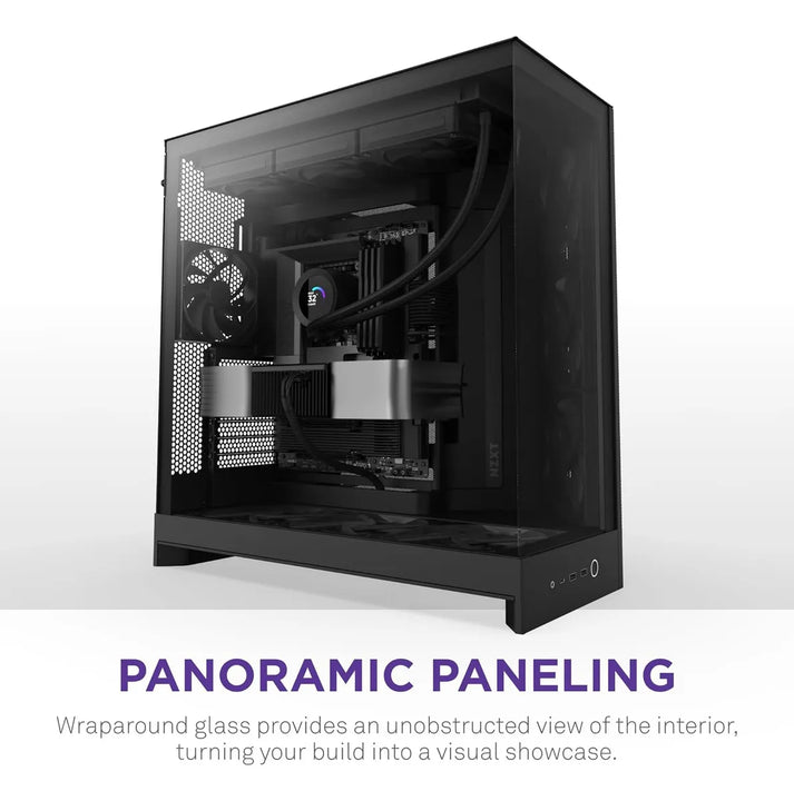 Nzxt H9 Flow (2025) Large Dual-chamber Atx Mid-tower Ai...