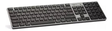 Teclado Bluetooth Ihome Imack | Diseño Elegante | Teclas Mac Teclado Gris/negro