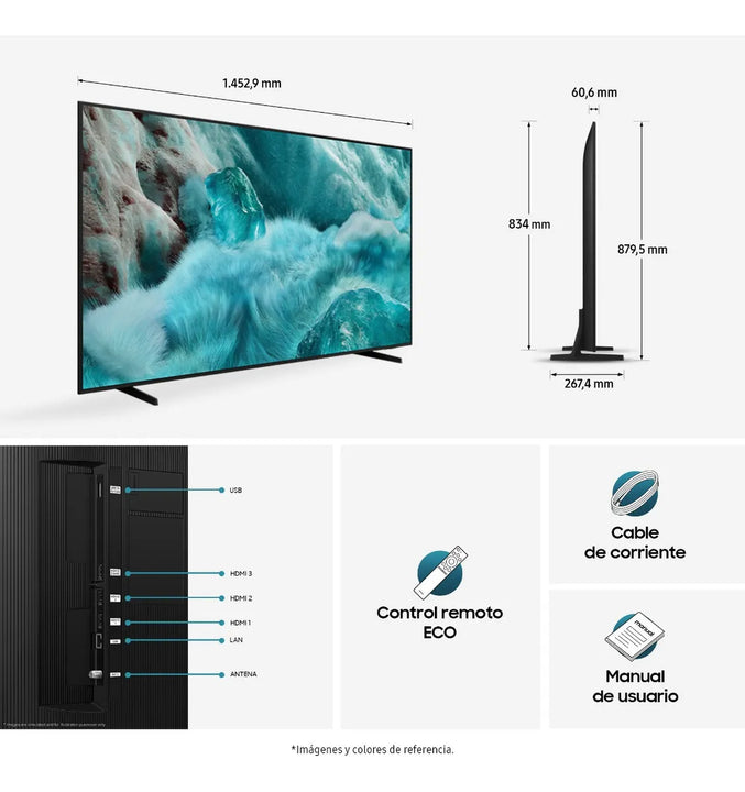 Samsung QLED 65" Smart Televisor 4K Q7FA