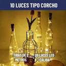 Luces Led Guirnalda Con Corcho Para Botella Hada Maxwell X10