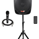 Parlante Pro Dj 12 Pb12emp3 Sys Cabina Activa De 12 Negro
