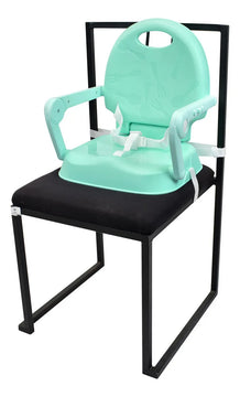 Silla Comedor Bebe 3en1 Happy Baby Azul Cp7000