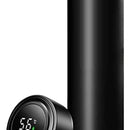 Termo digital de acero inoxidable con termómetro LED de 500 ml, color negro