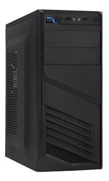 Chasis Mini Atx Xtech Xtq200 Con Fuente Genérica 600w Color Negro