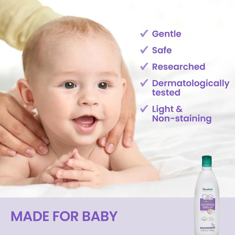Himalaya Aceite Nutritivo Para Bebés, Ligero Y No Graso Pa.