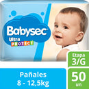 Pañal Babysec Ultraprotec Talla G 50 Unid