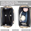 Mochila 3 En 1 Pañalera Cuna Y Mudador Portátil Para Bebés
