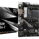 Motherboard Asrock B450m Pro4-f Socket Am4 M.2 Ddr4 Mother Color Negro