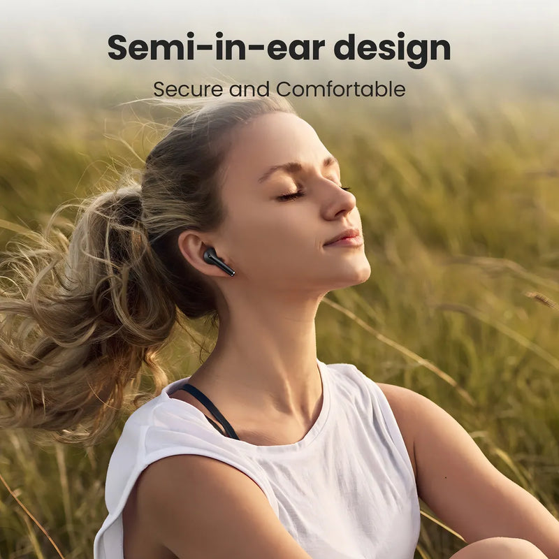 Haylou Audífonos In-ear Inalámbricos, Bluetooth 5.3, Negro, X1 Neo True
