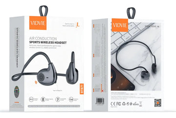 Audifonos De Conduccion Osea Vidvie Bt871 Color Negro