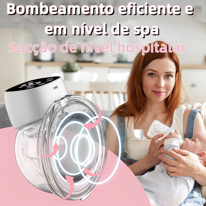 Extractor de leche materna eléctrico portátil, 3 modos, 9 marchas para cada modo Noveve