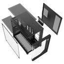 Gabinete Gamer Iceberg Wave L Vidrio Curvo 7 Ventiladores Negro