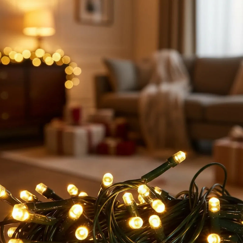 Luces Navideñas Para Arbol 300 Led (calido) Calida