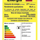 Estufa De Empotrar A Gas 4 Puestos Vidrio Templado 60 Cm Negro