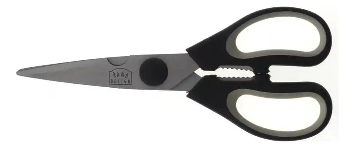 Tijeras Para Cocina Acero Inoxidable Mango Ergonómico Negro