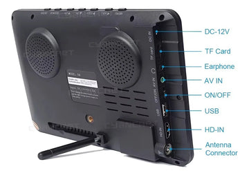 Tv Portatil Tdt 8 Colombia Leadstar Usb Bateria Recargable