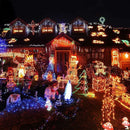 Extensión 200 Luces Navideñas Led Solar Qedertek 72 Pies