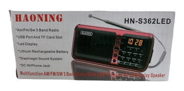 Radio Parlante Fm Am Digital Portatil Bolsillo Recargable