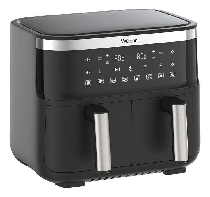 Freidora De Aire Wurden Doble Canasta 8ltrs Nueva Oferta Negro