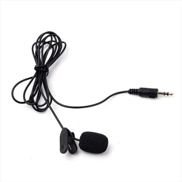 Micrófono De Solapa Anti-ruido Con Clip Para Pc Y Portátil Color Negro