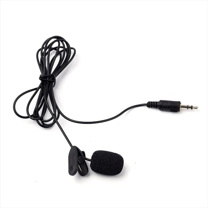 Micrófono De Solapa Anti-ruido Con Clip Para Pc Y Portátil Color Negro