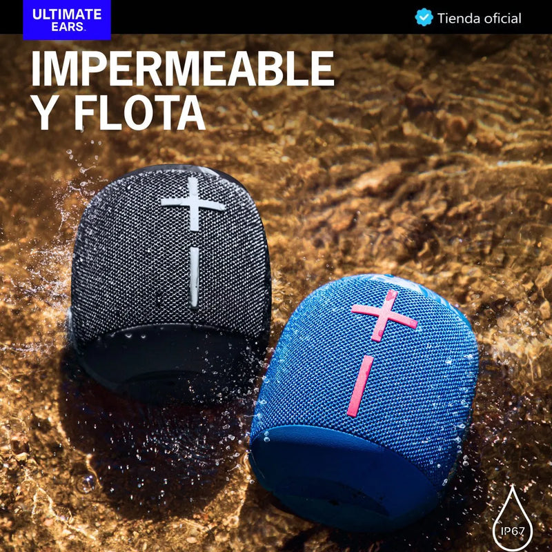 Ultimate Ears Wonderboom 3, Kit 2 Bocinas Impermeables, Blu Performance Blue