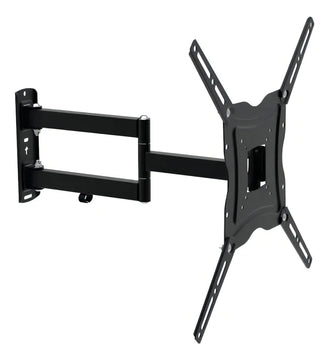 Soporte de TV LED LCD articulado de 14 a 55 pulgadas de hasta 50 kg, color negro