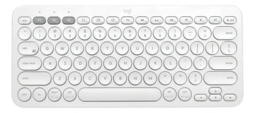 Logitech K380 Teclado Bluetooth Multi-dispositivo - Blanco Color del teclado Off-white Idioma Español