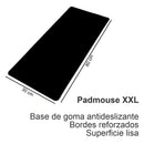 Combo Delux Teclado Slim Multimedia + Mouse + Pad Mouse Xxl Mouse Negro Teclado Negro