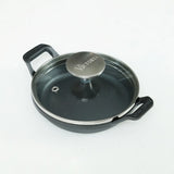 Mini Cazuela De Hierro Fundido 14 Cm Esmaltado Victoria® Color Negro