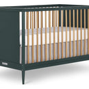 Dream On Me Cuna Moderna Isla 4 En 1 Clover Con Husillos Re. Color Negro