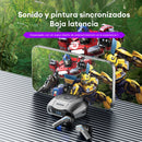 Audífonos Inalámbricos Para Juegos Transformer Tf-t06 Color Amarillo