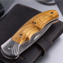 Para Hombre - Cuchillo De Bolsillo Plegable Con Mango De Mad