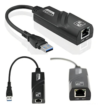Adaptador Ethernet Usb 3.0 P/ Red Rj45 Lan Usb