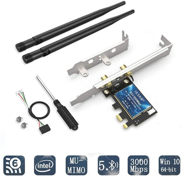 Tarjeta Wifi Bluetooth 5.0 Ax 3000 Mbps Ax200 Dual Band Pc