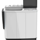 Lavadora Doble Tina 7kg-5kg Centrifugado Blanca Midea Blanco