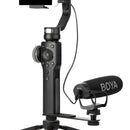 Micrófono Condensador Super Cardioide Boya BM2021 Tipo Shotgun Para Cámaras DSLR Videocámara Celular PC Alto Rendimiento De Sonido Micrófono Profesional Plug & Play Peso Ligero Super Compacto Práctico