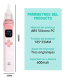 Aspirador Nasal Electrico Recargable Musical Para Bebe Blanco